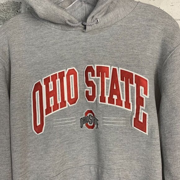 Ohio State Embroidered Champion Pullover Hoodie - Picture 2 of 10
